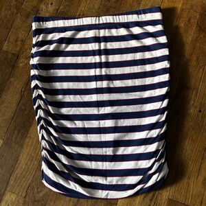 Victoria's Secret Navy and White Striped Pencil Skirt